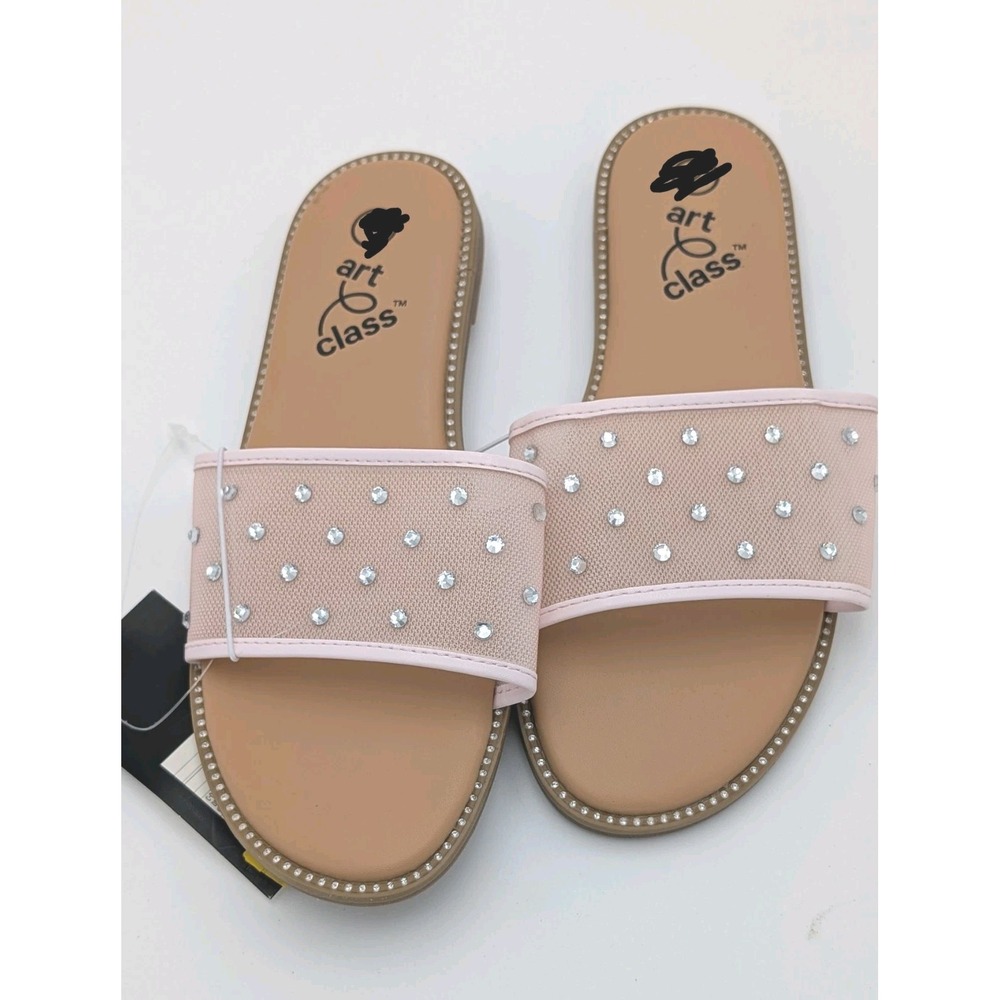 Girls Pearl Slide Sandals - Art Class Size 1